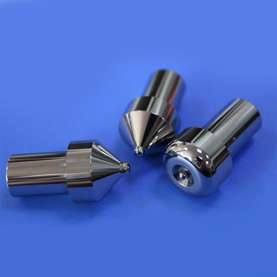 Automotive Oil Pipe Tungsten Carbide Punch Head with Mirror-Smooth Finish M6 Internal Thread and Precision Machining