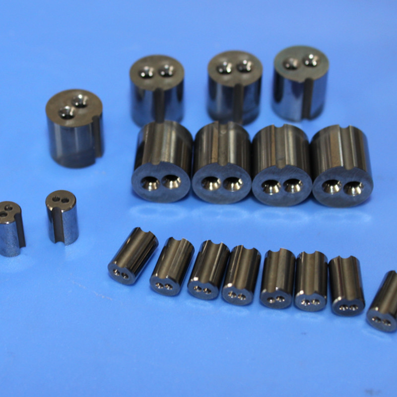 High Performance Tungsten Carbide Twin Hole Nozzle For Industrial Use