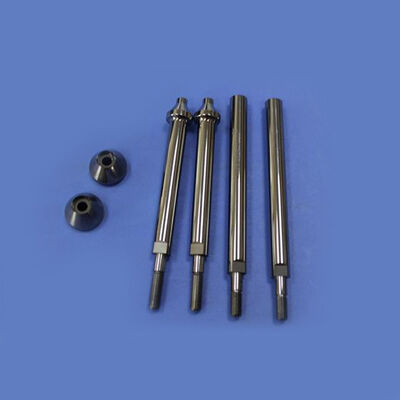 Piston rod with high dimensional stability, carbon-tungsten valve tip, tensile strength up to 2500 MPa and long lifespan